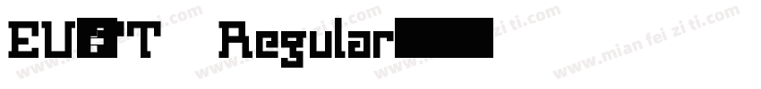 EU-TT Regular字体转换